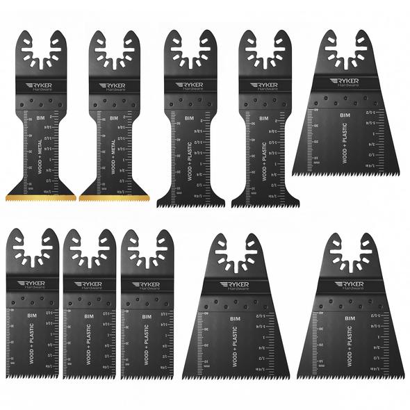 Different multi shop tool blades