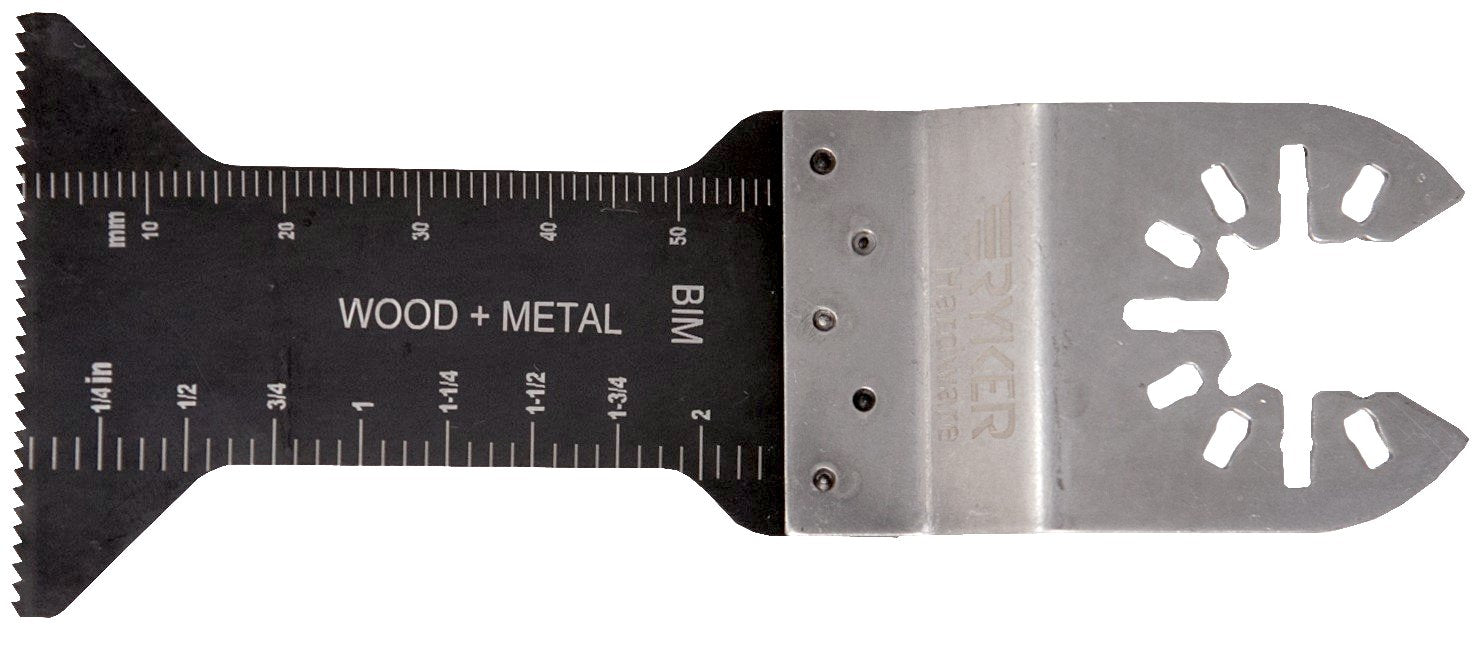 caseypowell - BiMetal Fine Tooth Blades For Wood and Metal-2.25" long and 1.75" wideOscillating Saw Blade - Ryker Hardware