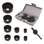 caseypowell - 10 Piece Hole Saw Kit - Hole Saw Kit - Ryker Hardware