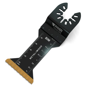caseypowell - 6 - Titanium BiMetal Oscillating Saw Blades for Wood w/Nails - Saw Blade - Ryker Hardware